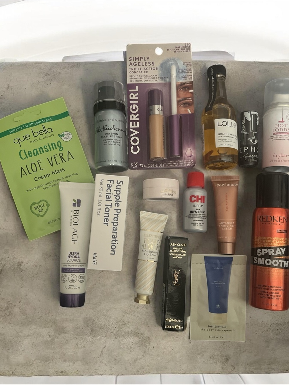 New Beauty lot ysl Sephora klairs chi drybar bumble and bumble biolage